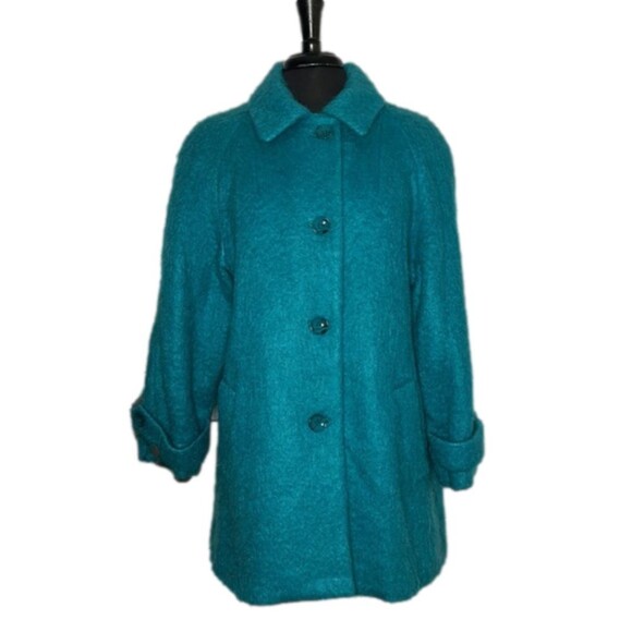 Vintage Appleseed’s 1946 Jewel Tone Wool Button Down Oversized Winter Coat - Picture 2 of 11